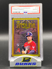 2023 Corbin Carroll Finest Flashbacks PSA 10 (Box 17)
