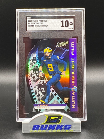 2024 JJ McCarthy Human Highlight Film SGC 10 (Box 17)
