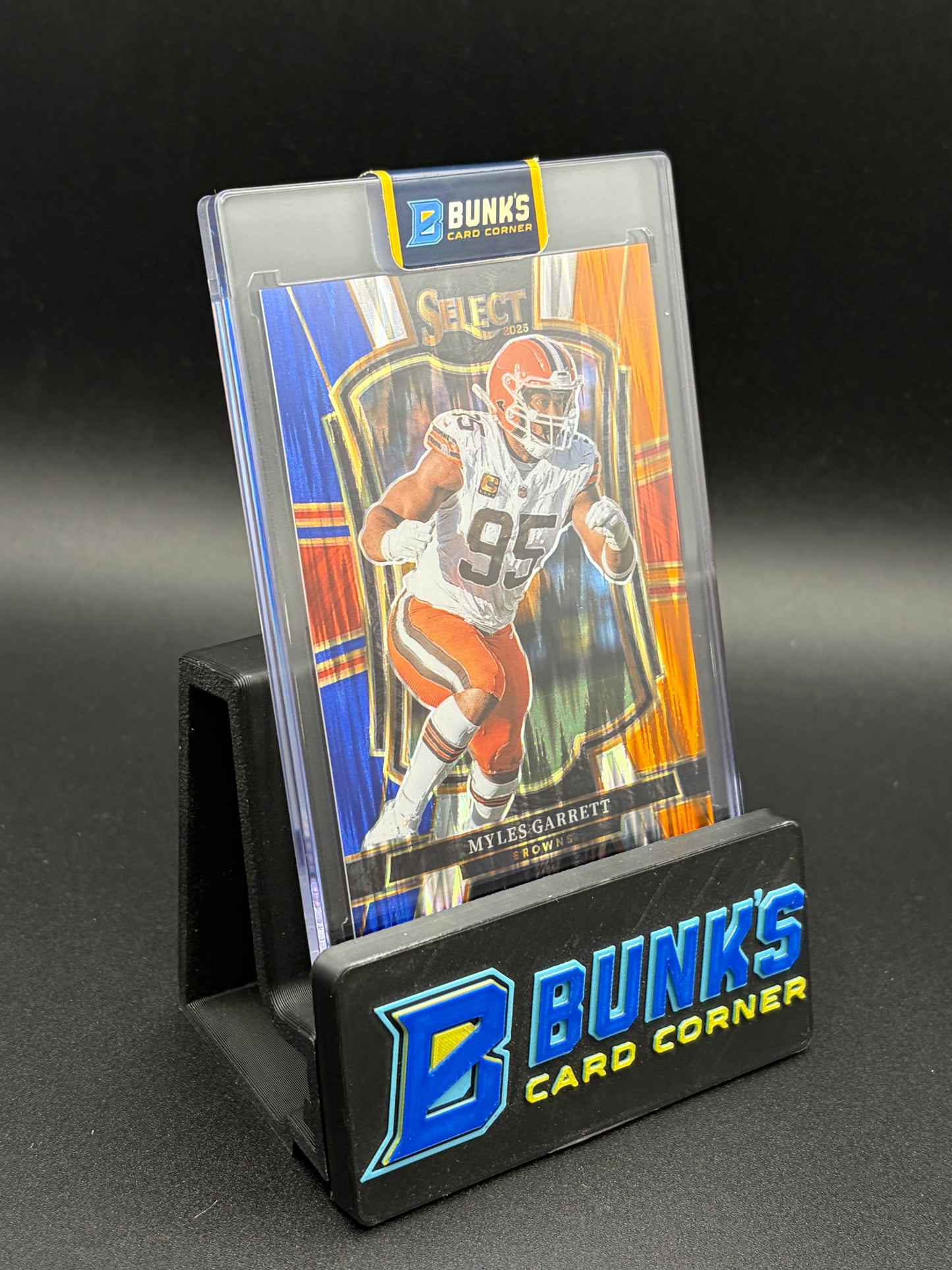 2025 Myles Garrett Panini Select Orange & Blue Shock 9/35