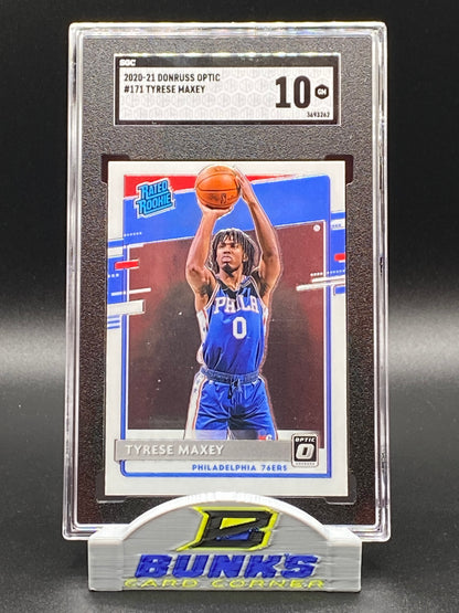 2020-21 Tyrese Maxey Rated Rookie SGC 10 (Box 17)