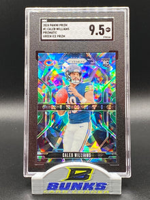 2024 Caleb Williams Green Ice Prizm SGC 9.5 (Box 17)