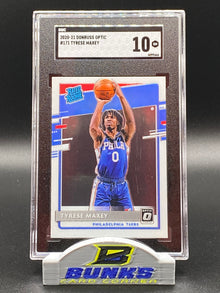 2020-21 Tyrese Maxey Rated Rookie SGC 10 (Box 17)
