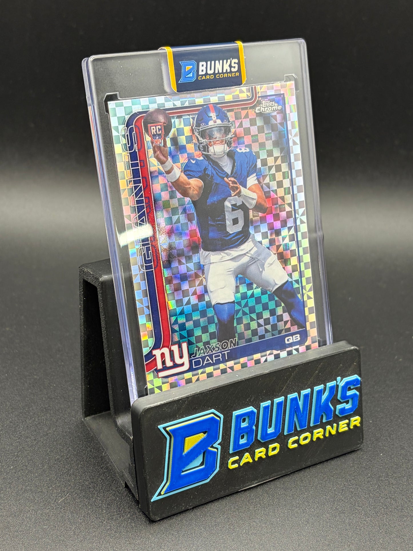 2025 Jaxson Dart Checkers Topps Chrome RC