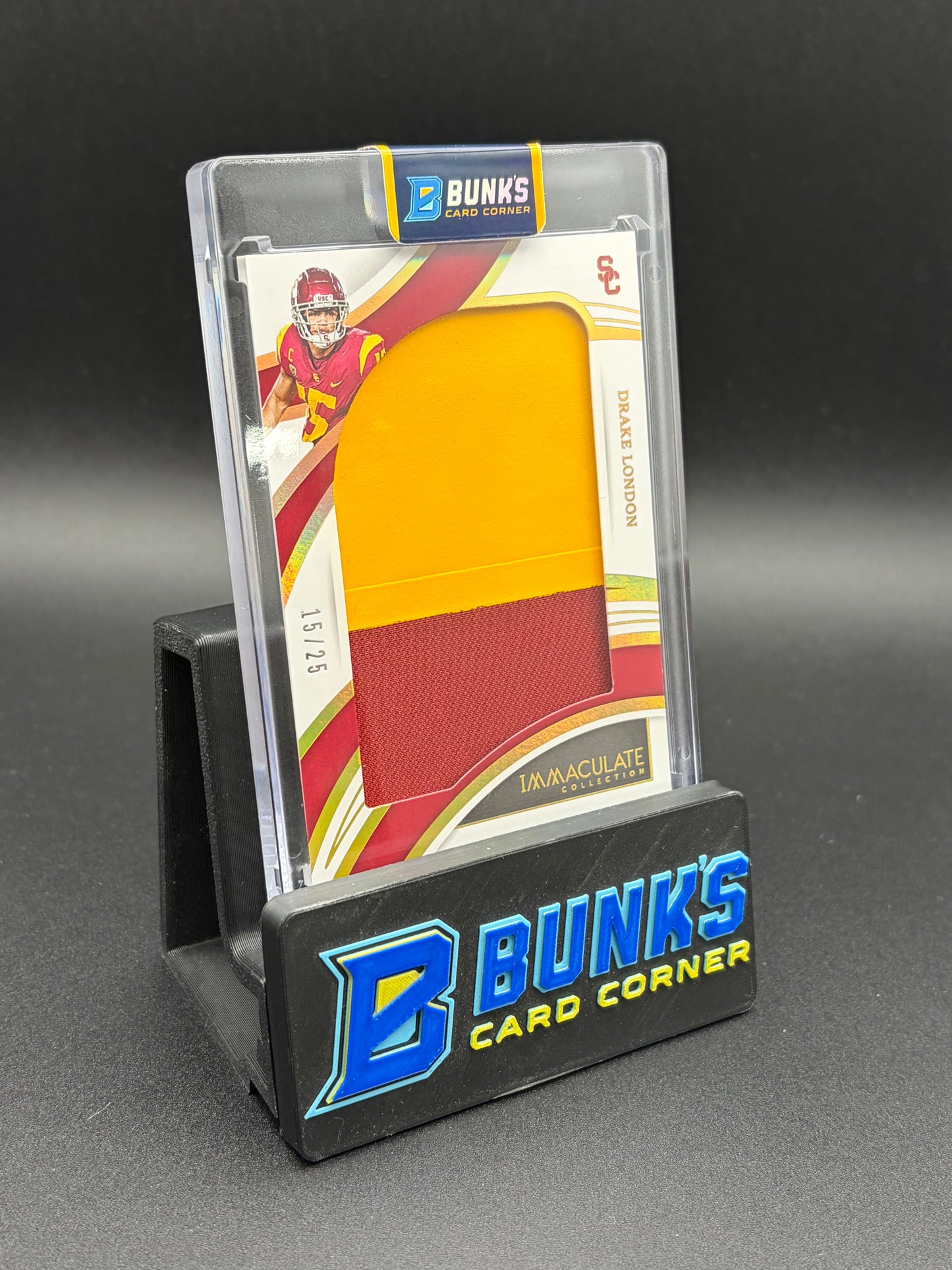 2022 Drake London Immaculate Collection Patch 15/25