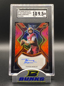 2023 Tanner Morgan AUTOGRAPHED Red Prizm SGC 10|9.5 (Box 18)