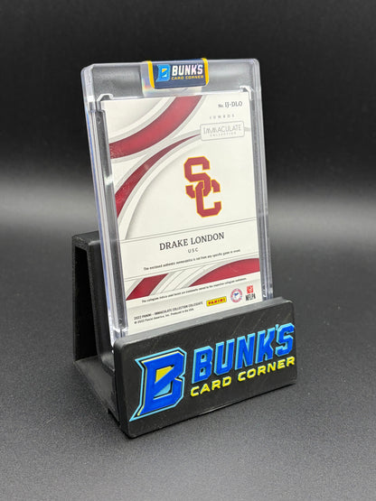 2022 Drake London Immaculate Collection Patch 15/25