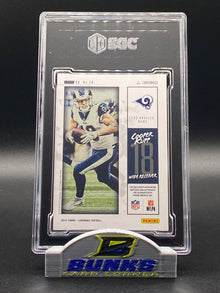 2018 Cooper Kupp Autographed Jersey 62/75 (Box 18)