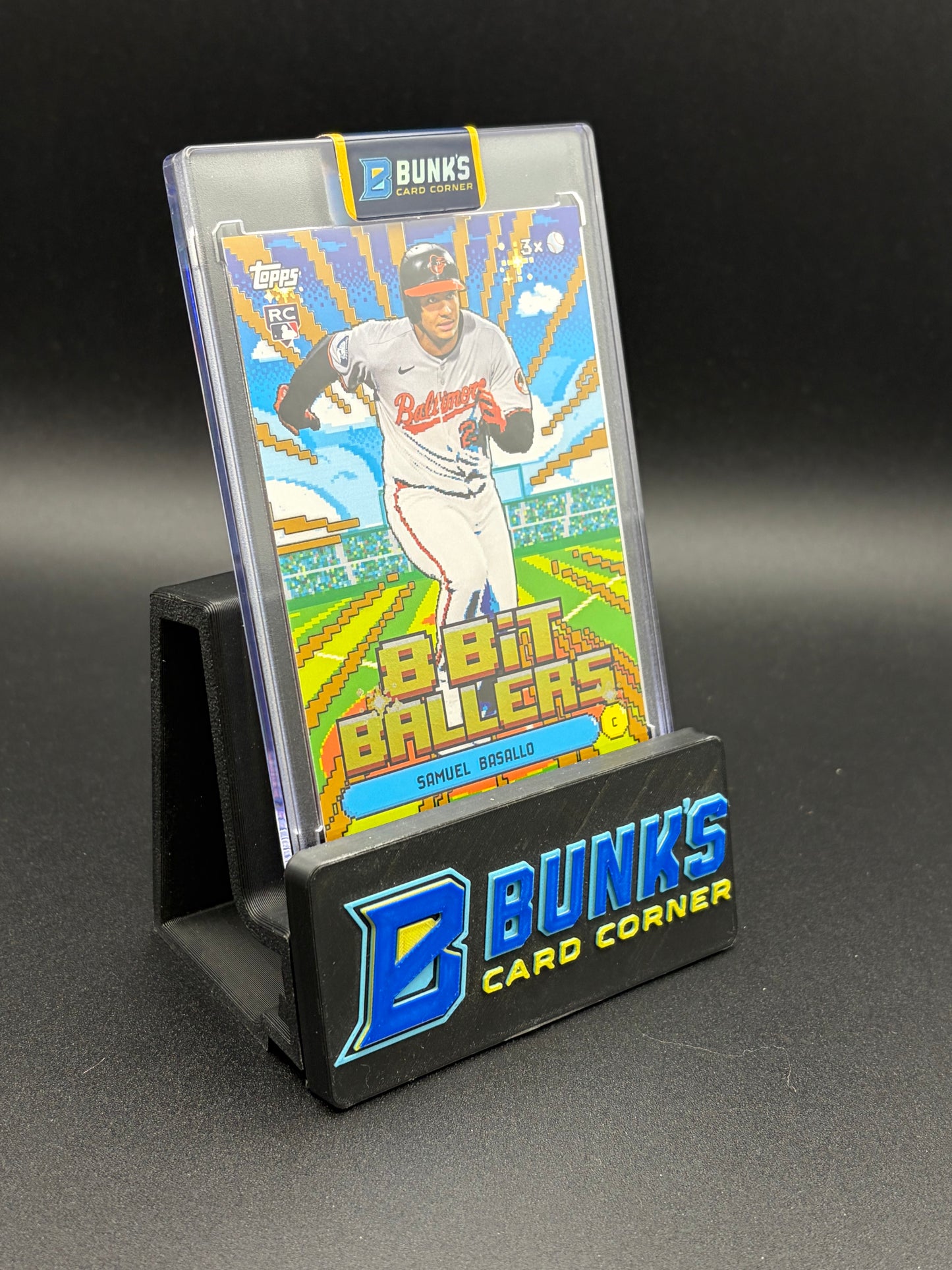 2026 Samuel Basallo Topps 8 Bit Ballers Gold 12/50 RC