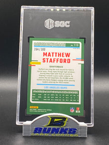 2023 Matthew Stafford Wave Prizm 264/300 SGC 10 (Box 18)