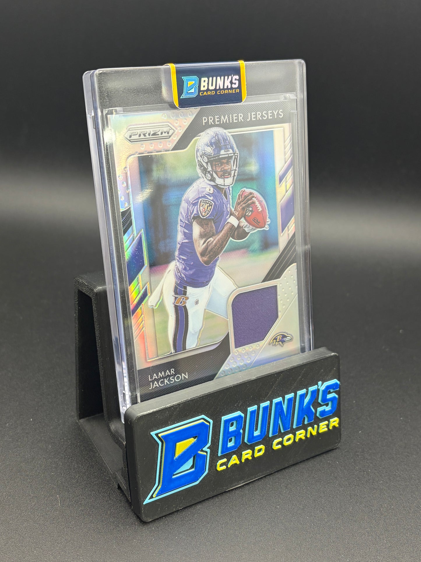 2018 Lamar Jackson Prizm Purple Rookie Patch
