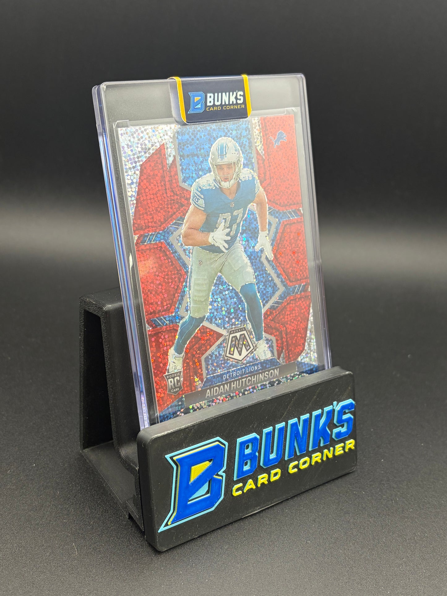 2022 Aidan Hutchinson Mosaic Blue & Red RC