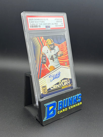 2025 Cam Skattebo Turn of the Century Auto PSA 10 RC 60/75