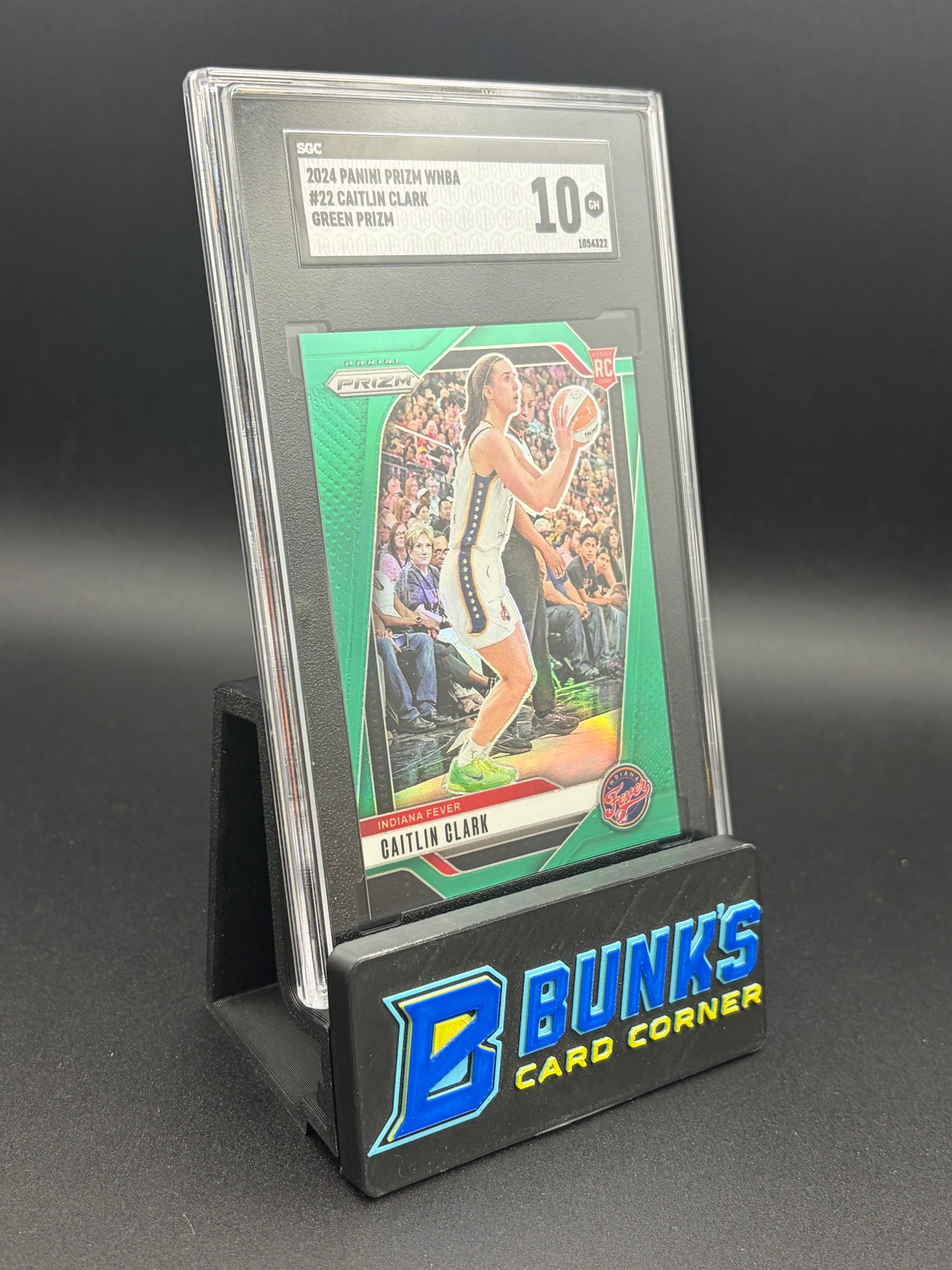 2024 Caitlin Clark Green Prizm SGC 10 RC