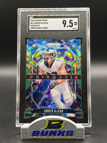2024 Cooper DeJean Prizmatic Green Wave Prizm SGC 9.5 (Box 19)