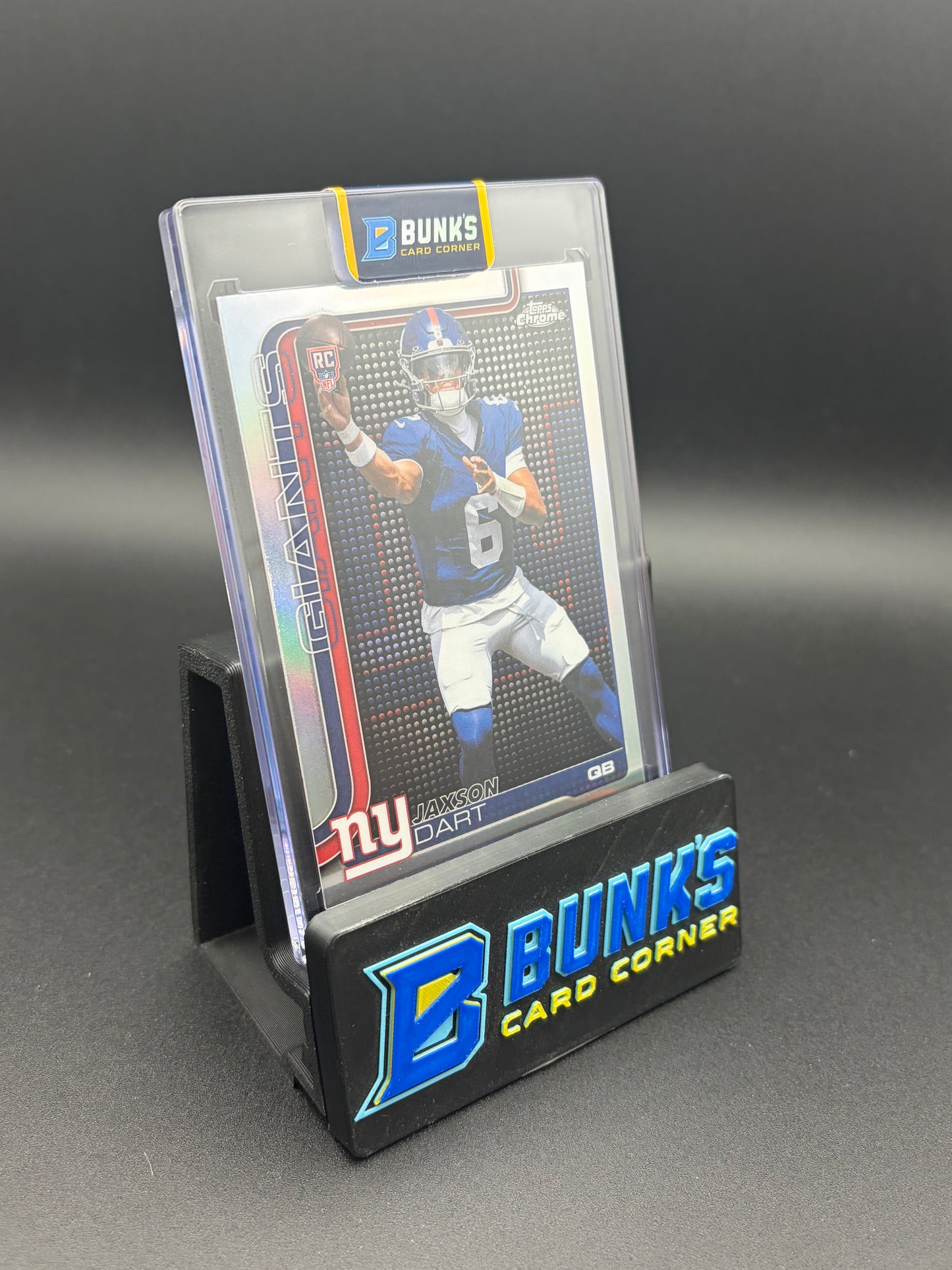 2025 Jaxson Dart Blue Rookie Refractor Chrome