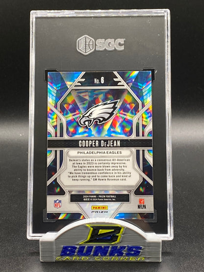 2024 Cooper DeJean Prizmatic Green Wave Prizm SGC 9.5 (Box 19)