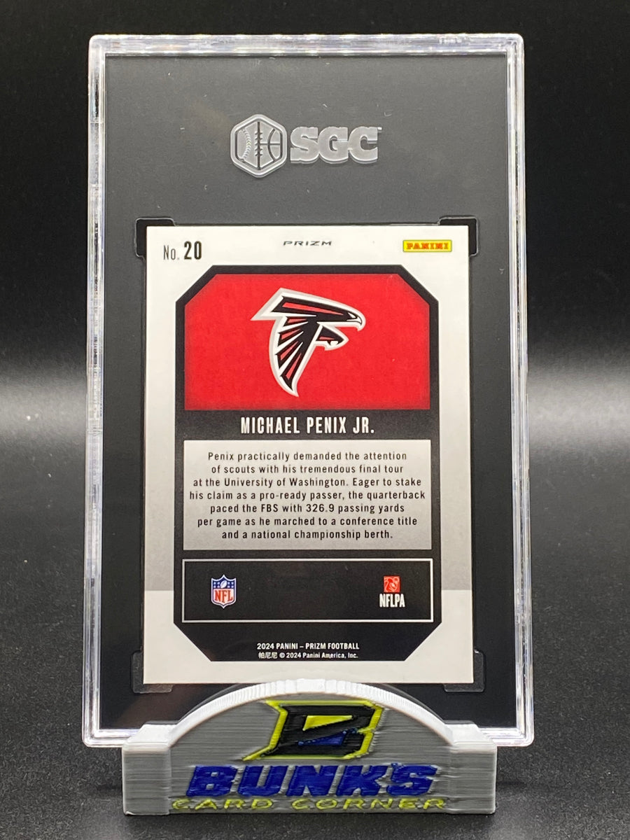 2024 Michael Penix Jr. Emergent Green Prizm SGC 10