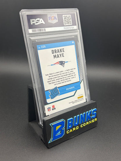 2024 Drake Maye Holo Donruss Optic PSA 10 RC