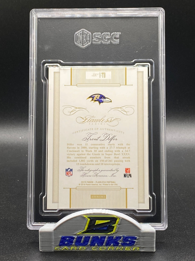 2015 Trent Dilfer AUTOGRAPHED Inscriptions 13/25