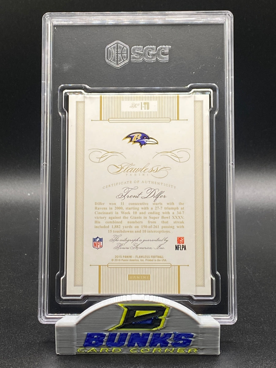 2015 Trent Dilfer AUTOGRAPHED Inscriptions 13/25