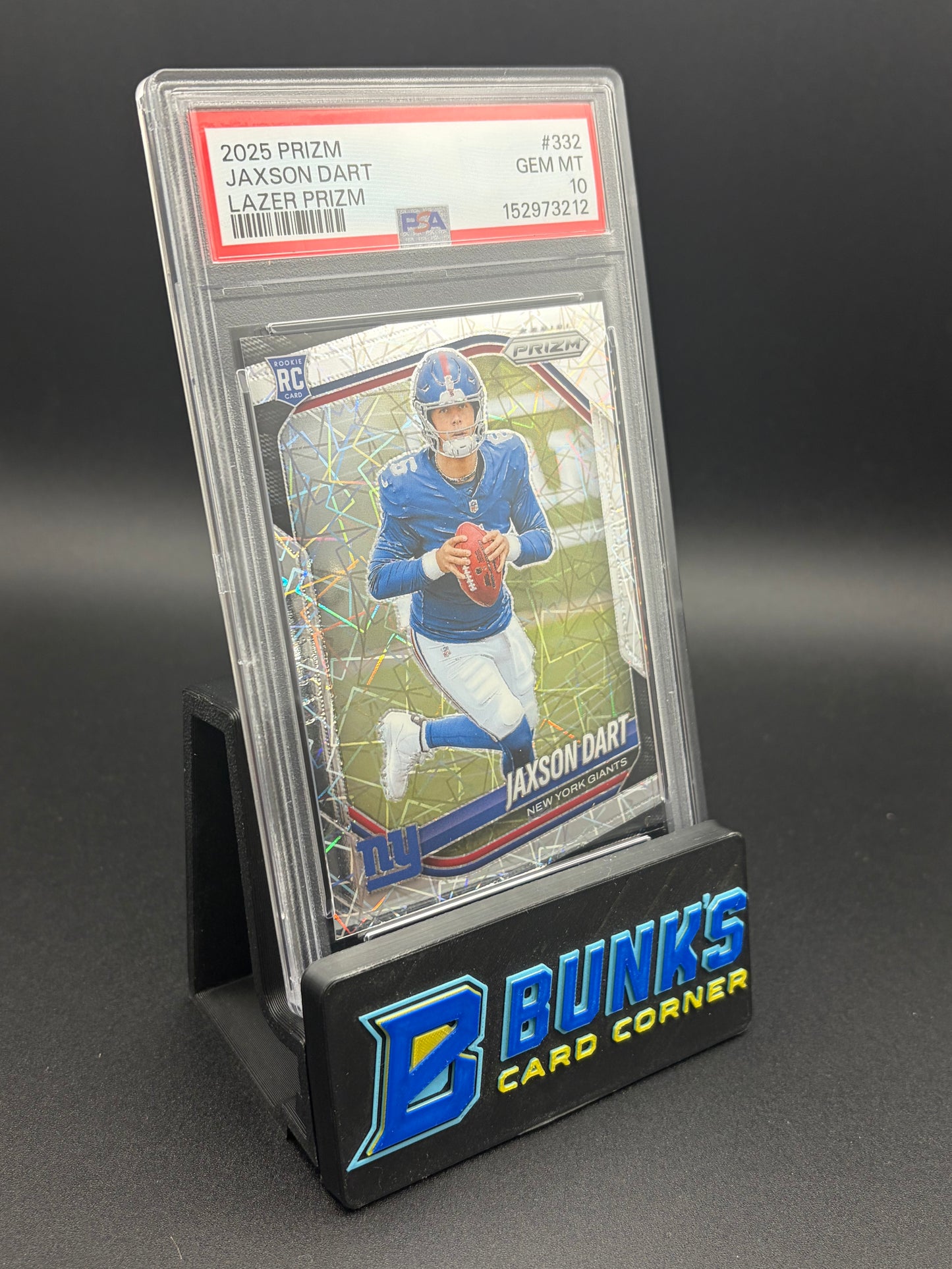 2025 Jaxson Dart Lazer Prizm PSA 10 RC