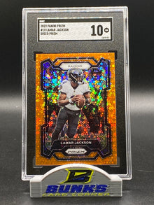 2023 Lamar Jackson Disco Prizm SGC 10 (Box 19)