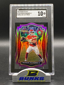 2020 Patrick Mahomes II Purple Die-Cut Prizm (Box 19)
