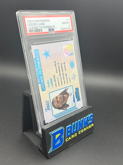 2023 CeeDee Lamb License to Dominate PSA 10