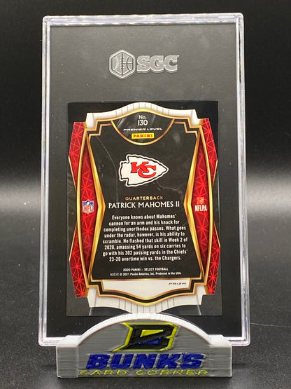 2020 Patrick Mahomes II Purple Die-Cut Prizm (Box 19)