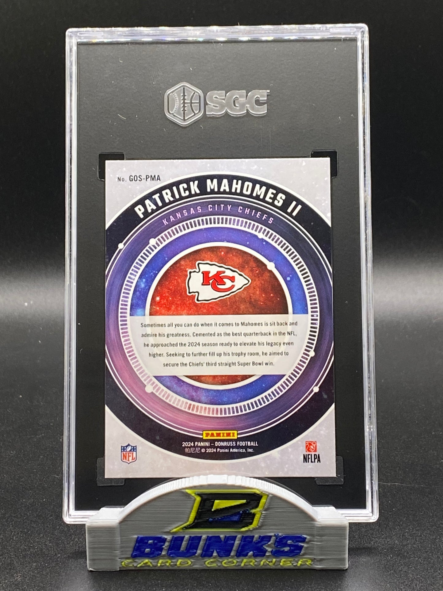2024 Patrick Mahomes II Galaxy of Stars SGC 10 (Box 19)