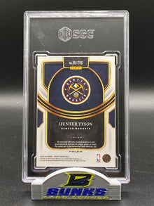2023-24 Hunter Tyson AUTOGRAHED Gold Disco Prizm 2/10 (Box 20)