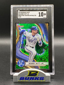 2024 Bobby Witt Jr. Green Mini-Diamond Refractor 29/99 SGC 10 (Box 20)