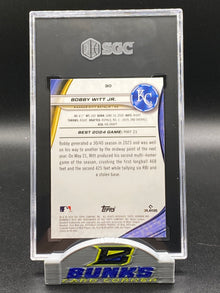 2024 Bobby Witt Jr. Green Mini-Diamond Refractor 29/99 SGC 10 (Box 20)