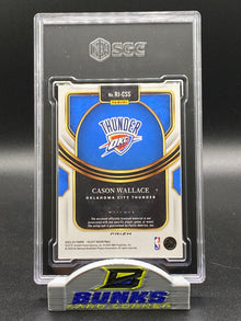 2023-24 Cason Wallace Rookie Jersey Autographed 145/199 (Box 20)
