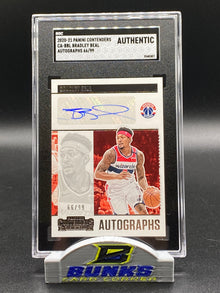2020-21 Bradley Beal AUTOGRAPHED 66/99 (Box 20)
