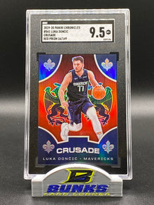 2019-20 Luka Doncic Crusade Red Prizm 16/149 SGC 9.5 (Box 20)