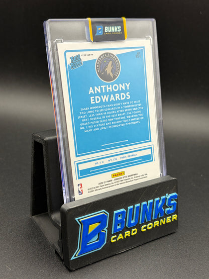 2020-21 Anthony Edwards Donruss Optic Silver RC