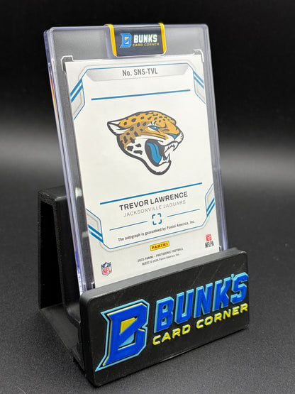 2025 Trevor Lawrence Photogenic Panini Auto Snapshot Signatures