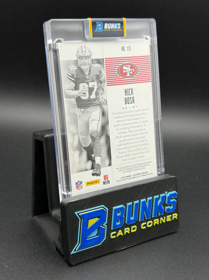 2019 Nick Bosa Illusions Auto Player Worn Patch First Impressions RC 111/199