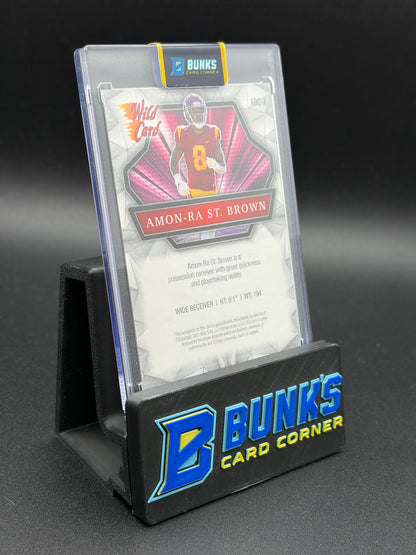 2021 Amon Ra St. Brown Wild Card Alumination