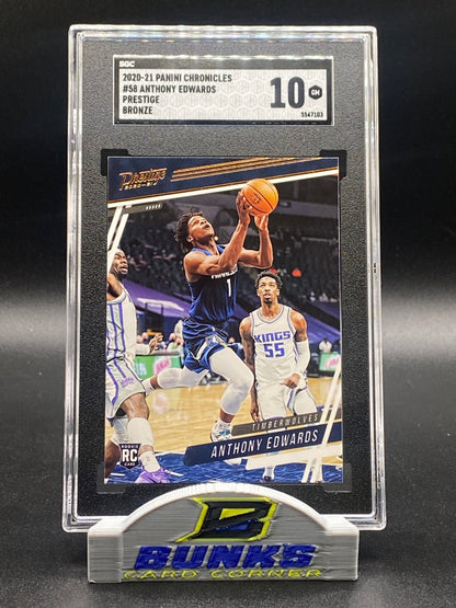 2020-21 Anthony Edwards Prestige Bronze SGC 10 (Box 21)