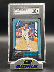 2020-21 Anthony Edwards Playbook Rookie Card SGC 10 (Box 21)