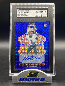 2024 Nate Wiggins AUTOGRAPHED Blue Prizm 29/99 (Box 21)