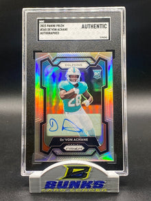 2023 De'Von Achane AUTOGRAPHED Rookie Card (Box 21)