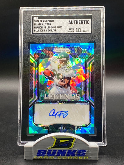 2024 Al Toon AUTOGRAPHED Blue Ice Prizm 8/99