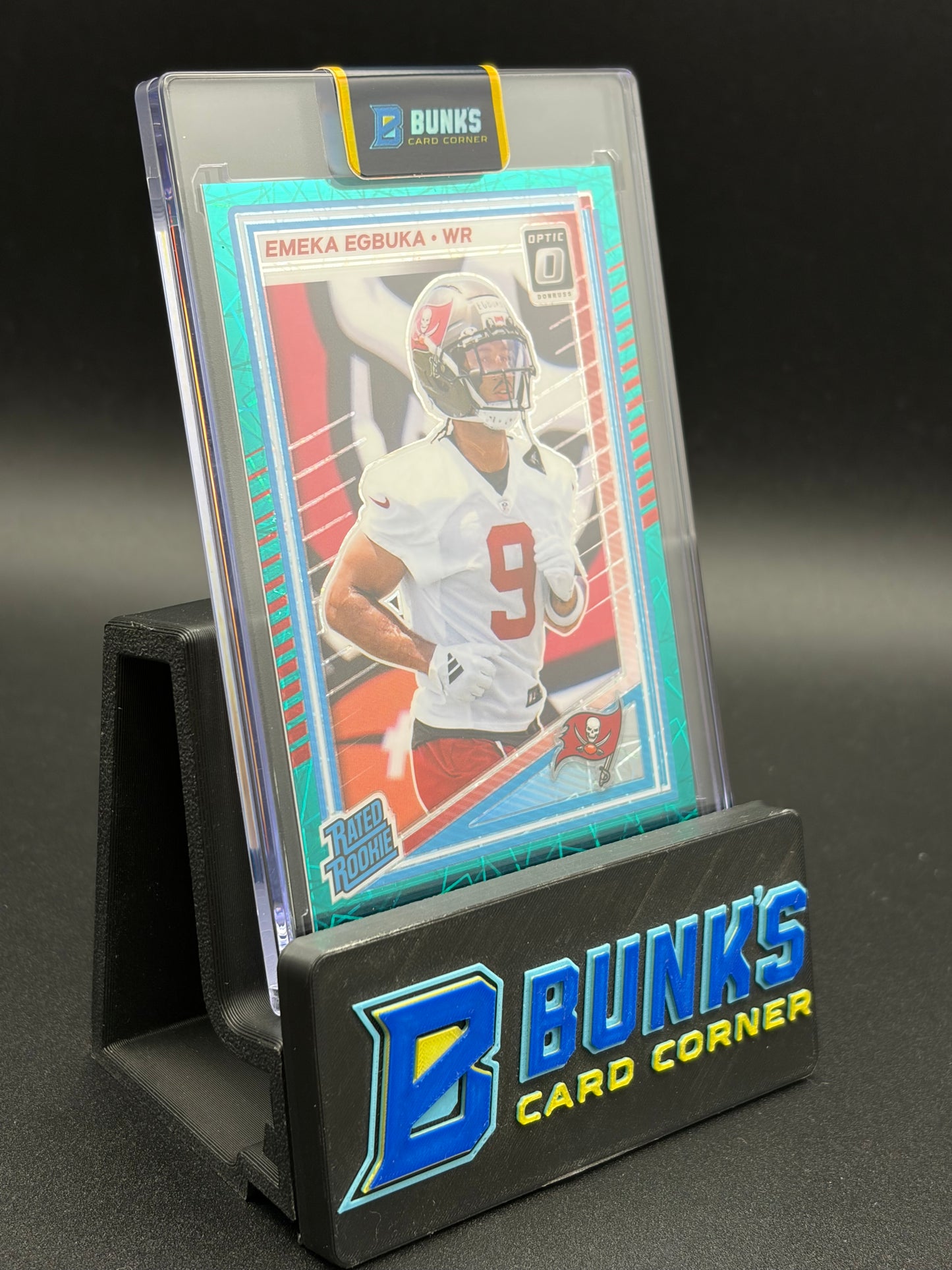2025 Emeka Egbuka Donruss Optic Teal Velocity RC