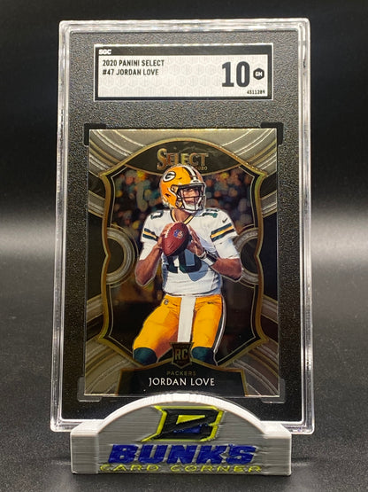 2020 Jordan Love Rookie Card SGC 10 (Box 21)