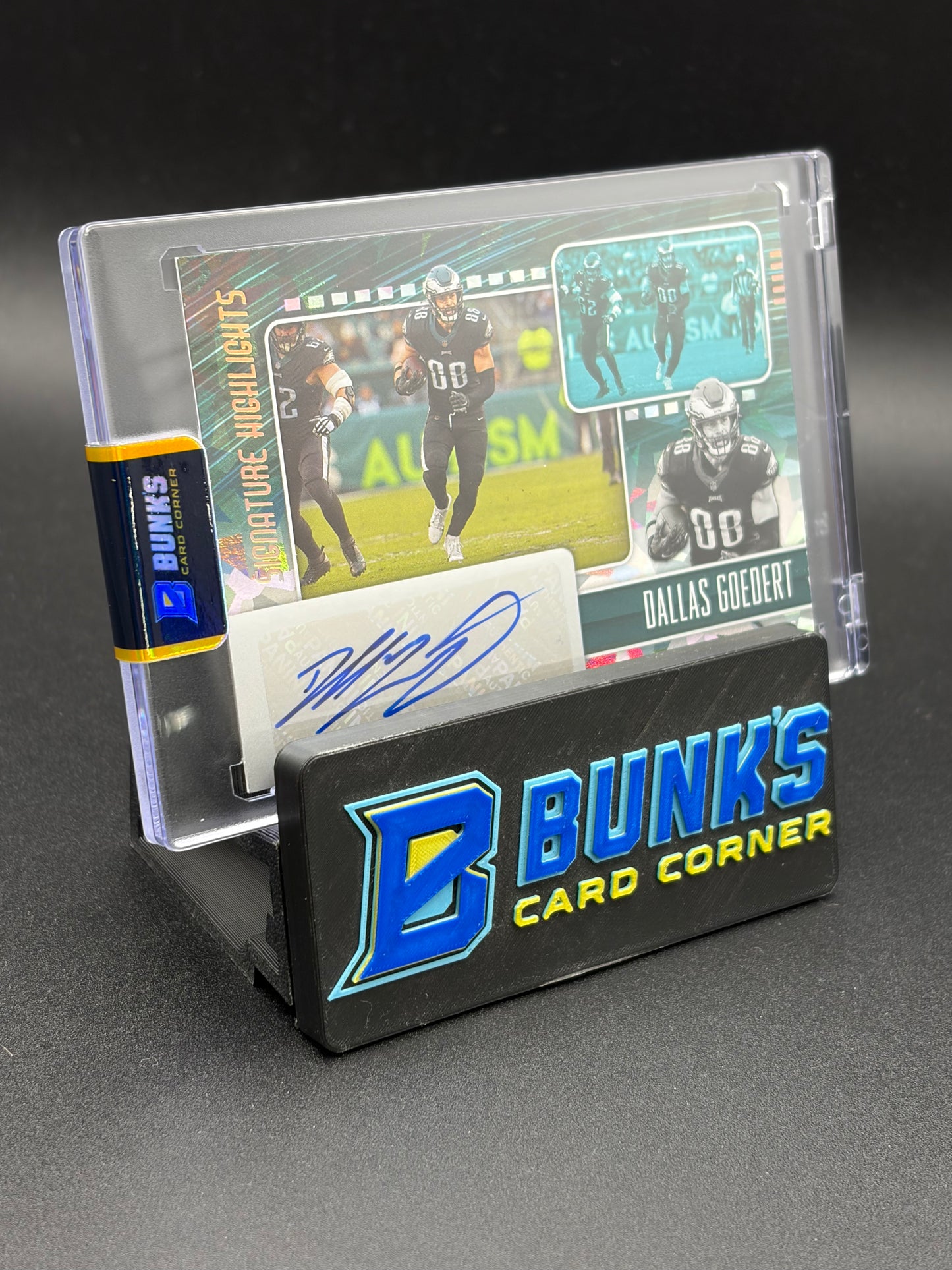 2022 Dallas Goedert Signature Highlights Donruss Auto