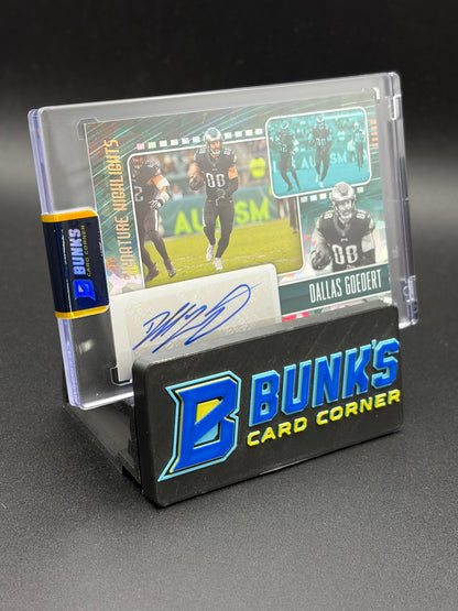 2022 Dallas Goedert Signature Highlights Donruss Auto