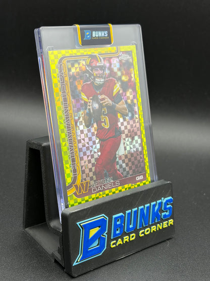 2025 Jayden Daniels Lime Green X Fractor Topps Chrome